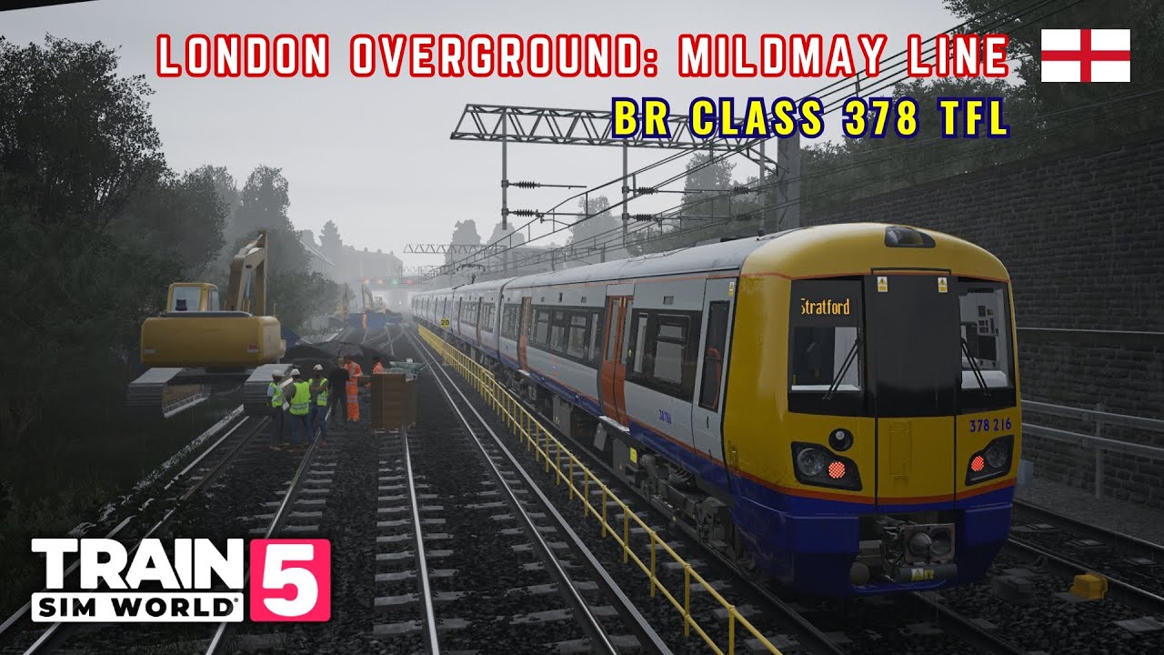Engineering Works | London Overground: Mildmay Line 🇬🇧 | BR Class 378 | Train Sim World 5!!