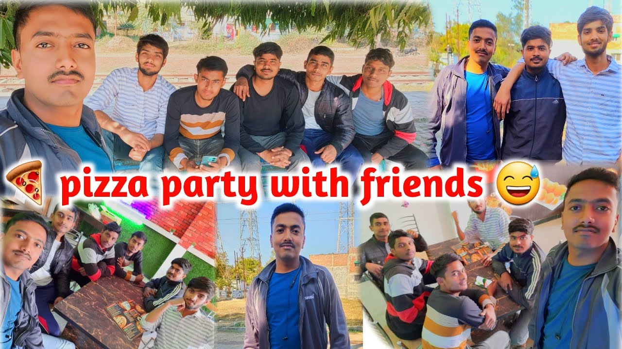 meet my friends 😍 pizza party challenge 😅| full masti vlog | ntpc unchahar | unchahar raebareli