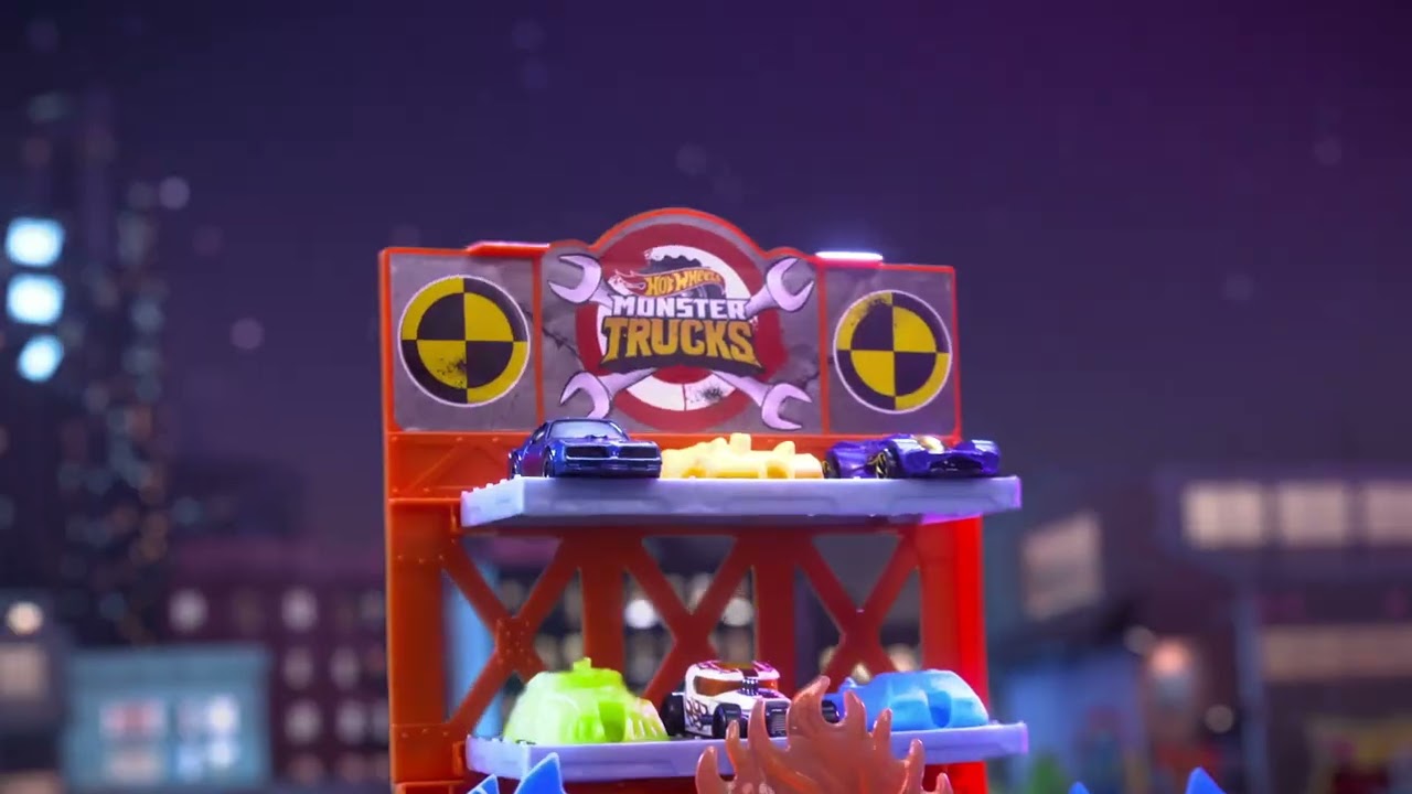 AD | Hot Wheels&trade; Monster Trucks Blast Station&trade; Playset