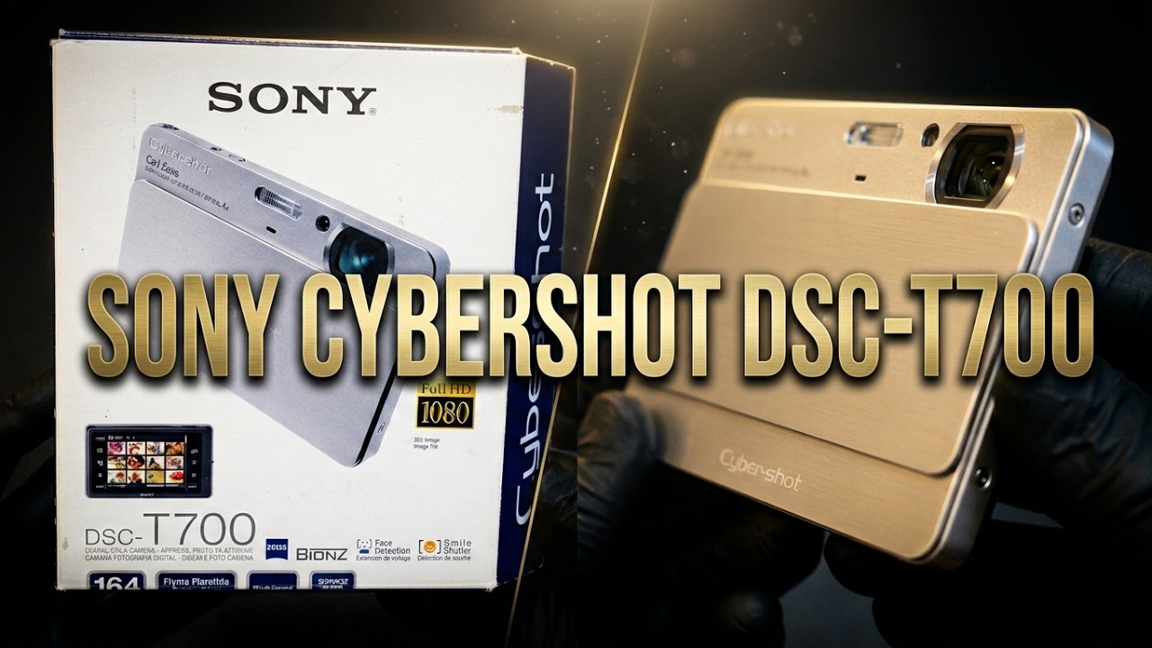 Sony Cybershot DSC-T700 / 10MP Digital Camera / 4x Optical Zoom - #JustUnboxing / #NoReview