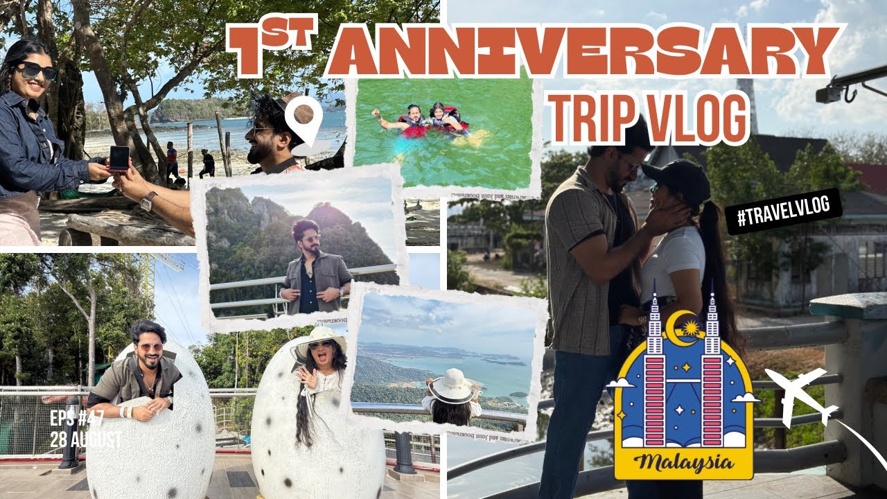 1st Anniversary ❤️✈️ | Malaysia | Salmanul Faris | Megha Salman