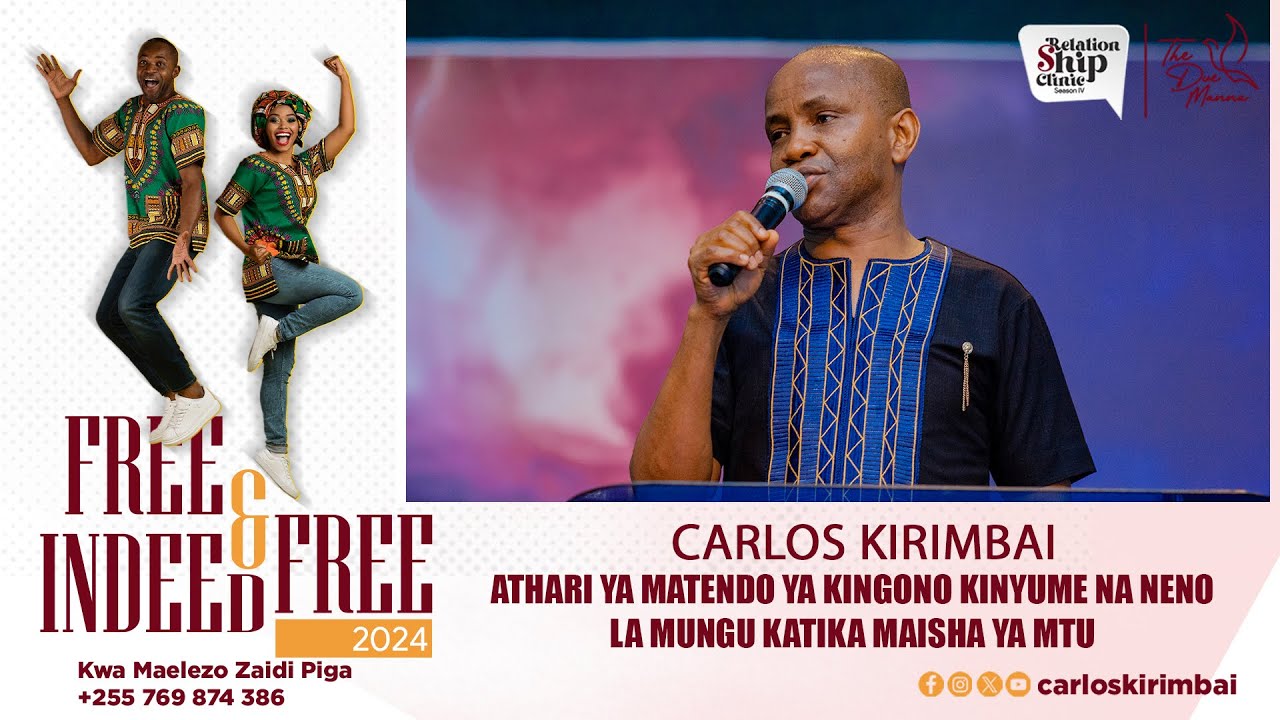 ATHARI YA MATENDO YA KINGONO KINYUME NA NENOLA MUNGU KATIKA MAISHA YA MTU - CARLOS KIRIMBAI