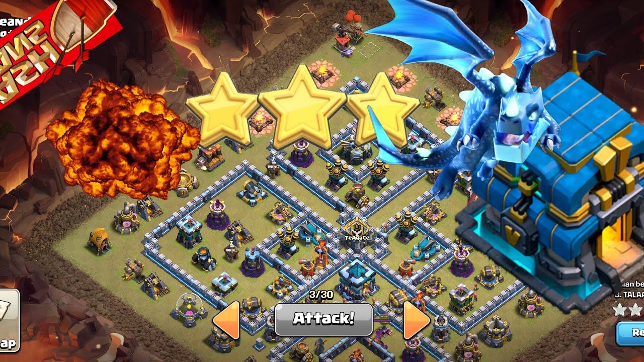 2 war attack 5 star clash of clans coc