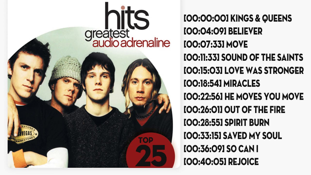 Audio Adrenaline Top 20 Hits Of All Time Collection - Full Album Worship Songs Of Audio Adrenaline