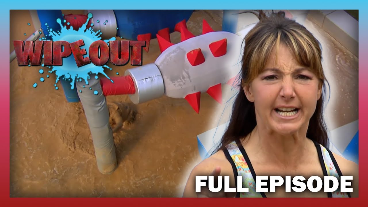 No-Nonsense Mom Teri Takes On WipeOut | Full Episode | Wipeout USA | S2 E24