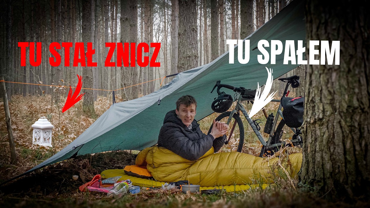 Samotny nocleg na dziko, w NIEPOKOJĄCYCH okoliczonościach - WIOSNA IDZIE