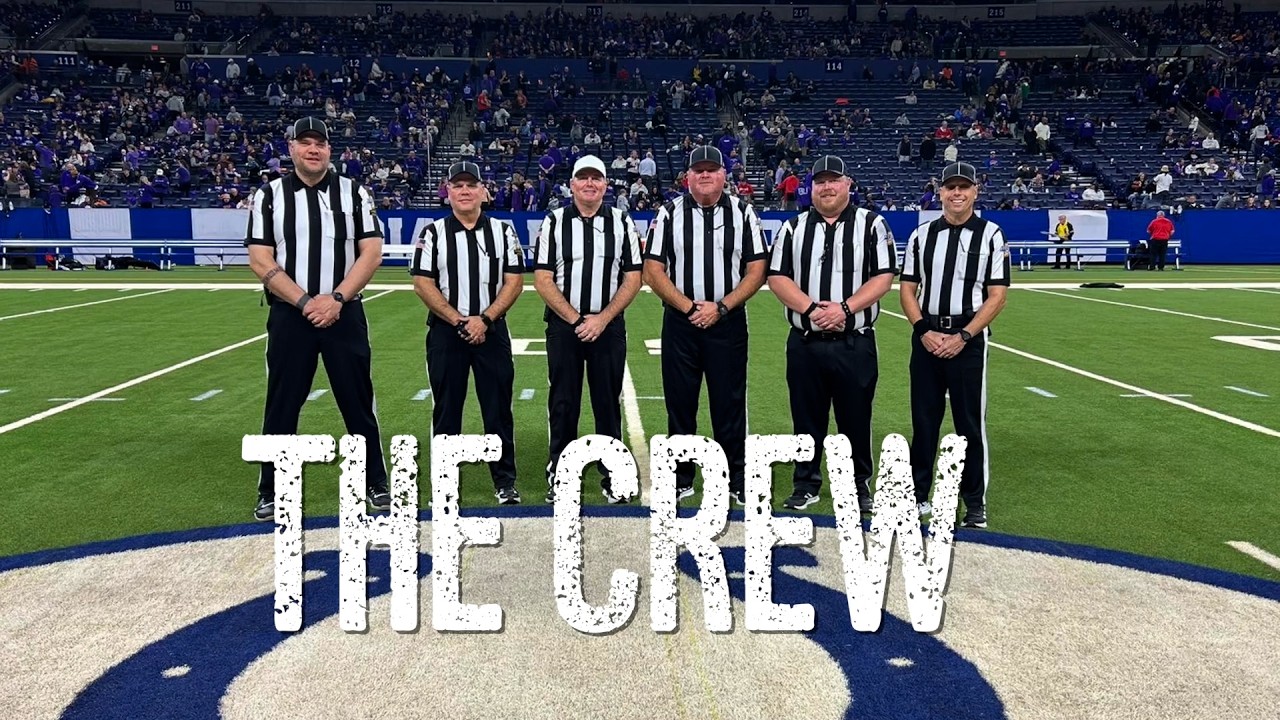 The Officiating Crew of the IHSAA 2025 Championship