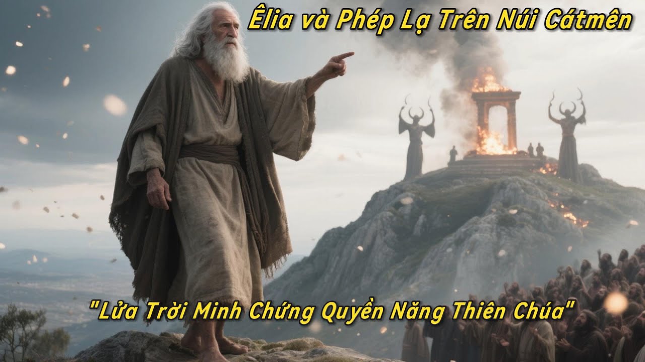 Êlia và Phép Lạ Trên Núi Cátmên | Lửa Trời Minh Chứng Quyền Năng Thiên Chúa