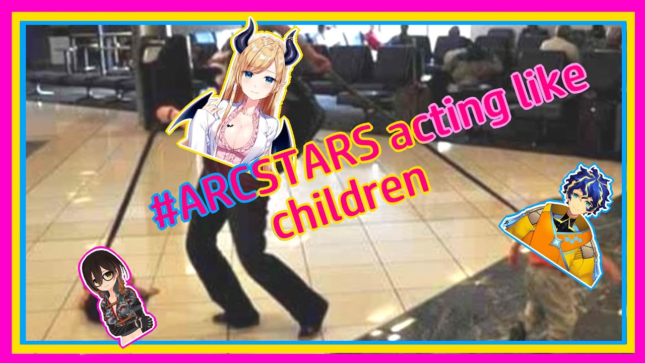 #ARCSTARS acting like children【Astelleda + Roboco-san + Yuzuki Choco /Holostars + Hololive】