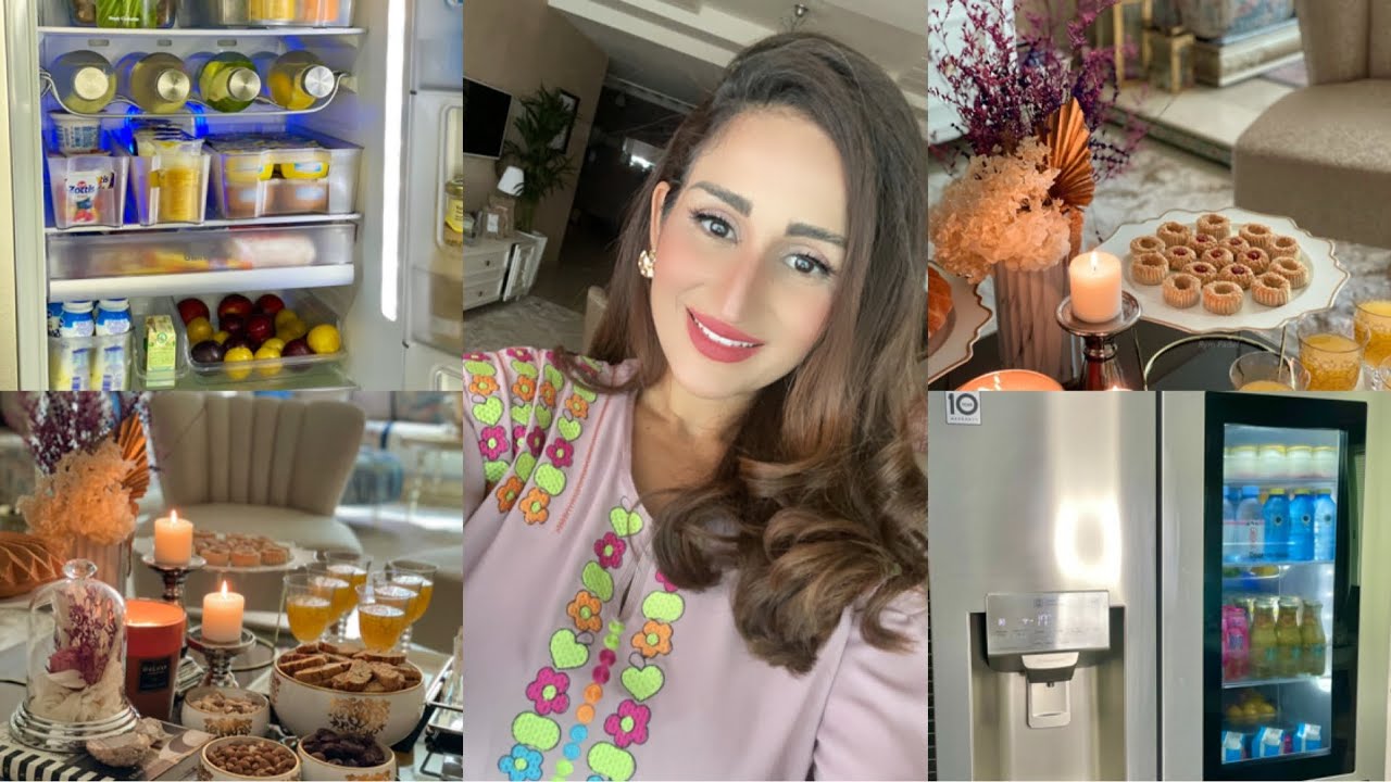 اجواء عيد الاضحى 🐏طريقتي فالاحتفاظ باللحم🥩 -تنظيم الثلاجة
