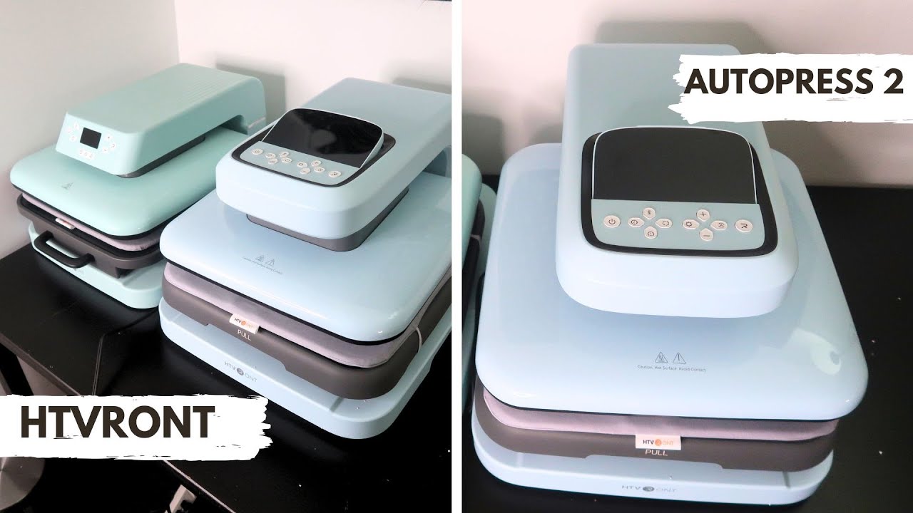 Differences between the NEW HTVRONT AUTOPRESS 2 VS ORIGINAL HTVRONT AUTO HEATPRESS