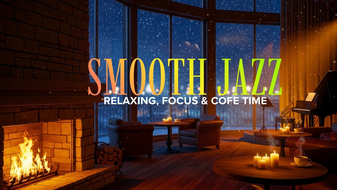 Smooth Jazz 24/7 🎷 Relaxing Instrumental Jazz for Coffee Shop Ambience & Focus