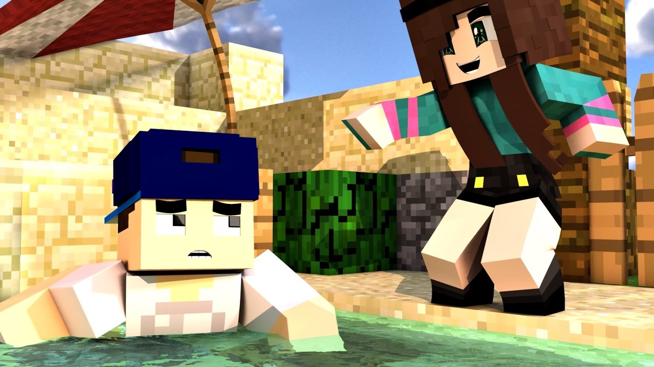 Minecraft: ENSINANDO O PEIXE A NADAR!! (c/Luiz1227)