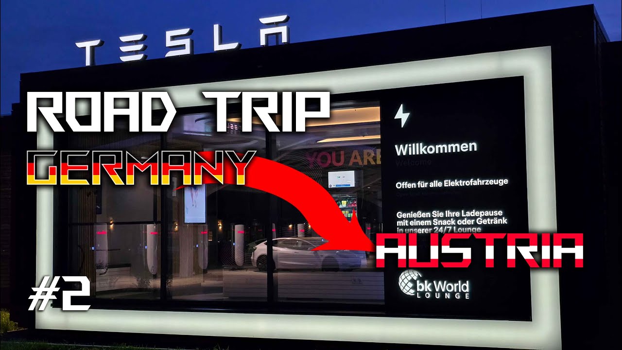 #2 From Germany To Austria | Epic Tesla Model 3 Road Trip Across Europe
