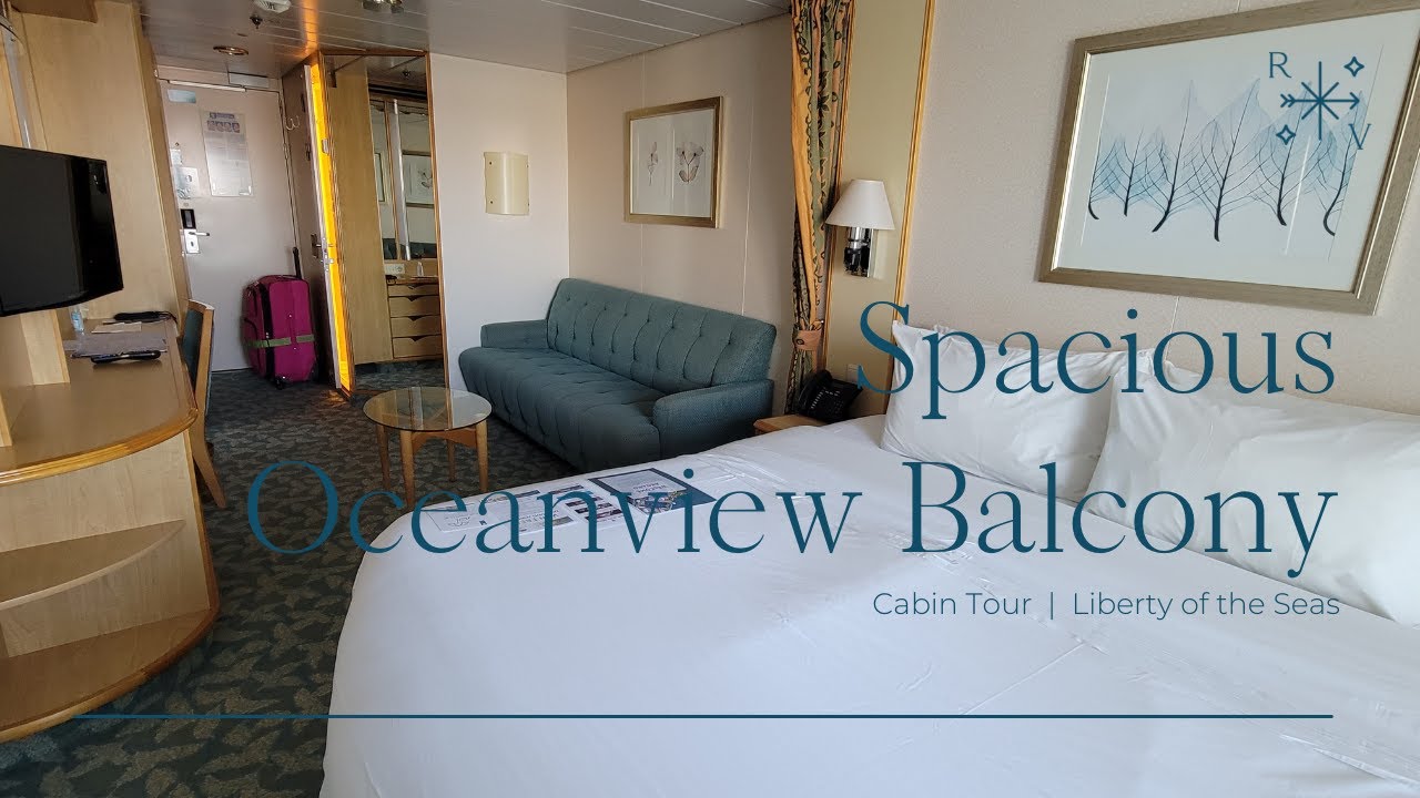 Spacious Oceanview Balcony Cabin 9362 aboard the Liberty of the Seas