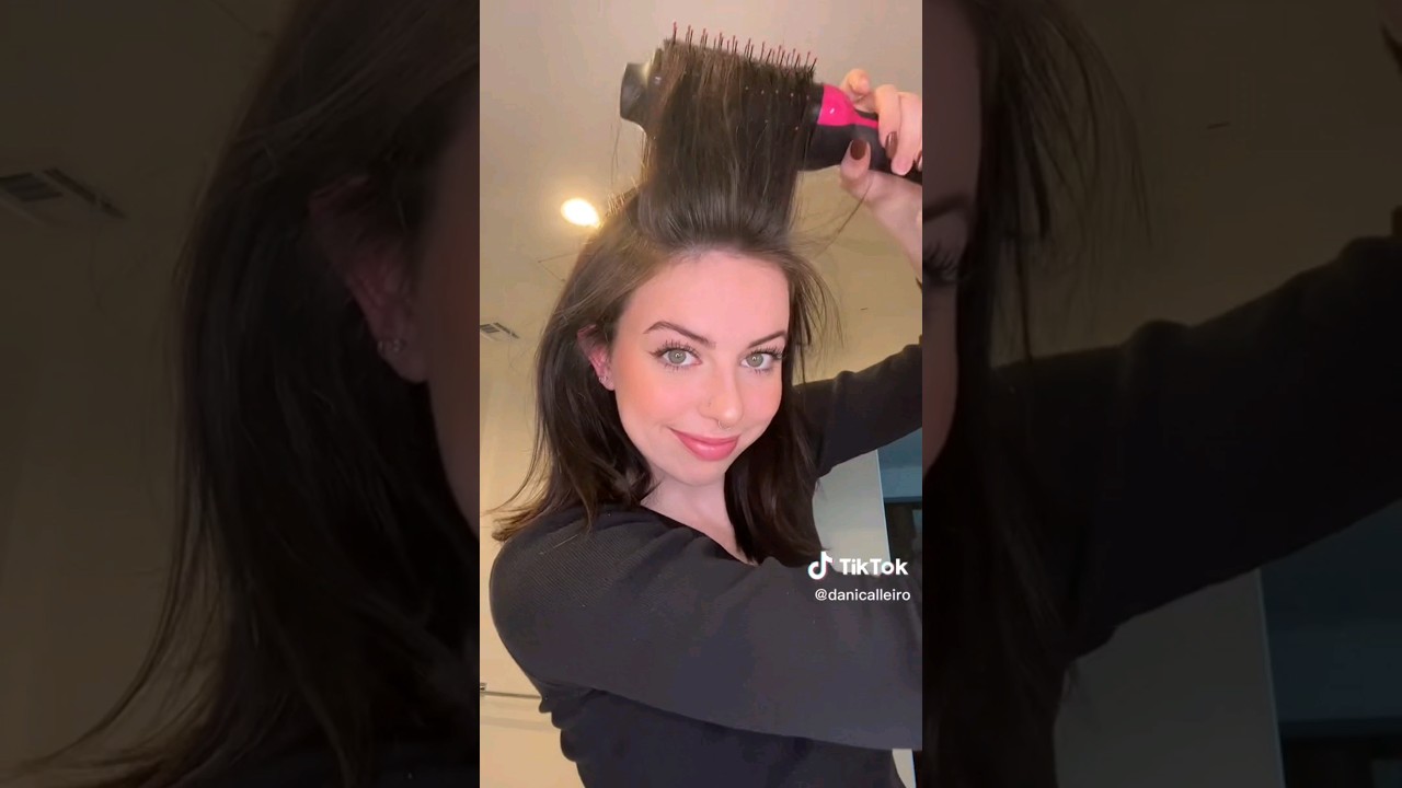 Dani Calleiro (Cimorelli) Styling Her 3rd Day Hair On TikTok