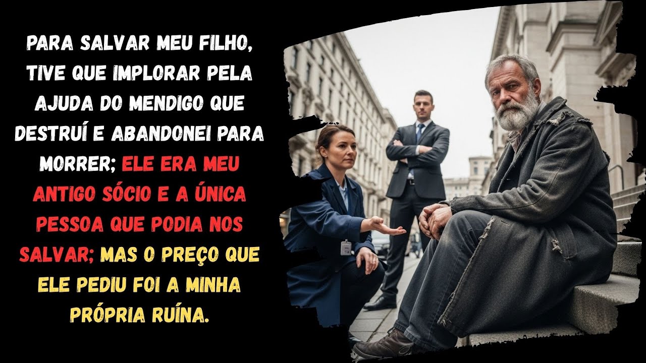 A única esperança do meu filho era um mendigo; a recusa dele me fez IMPLORAR pelo impensável
