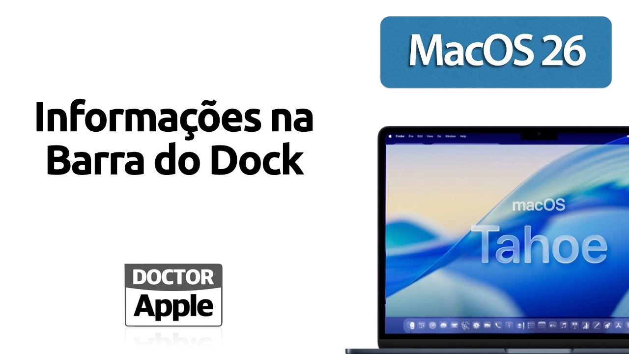 Curso Mac - Informações no Dock