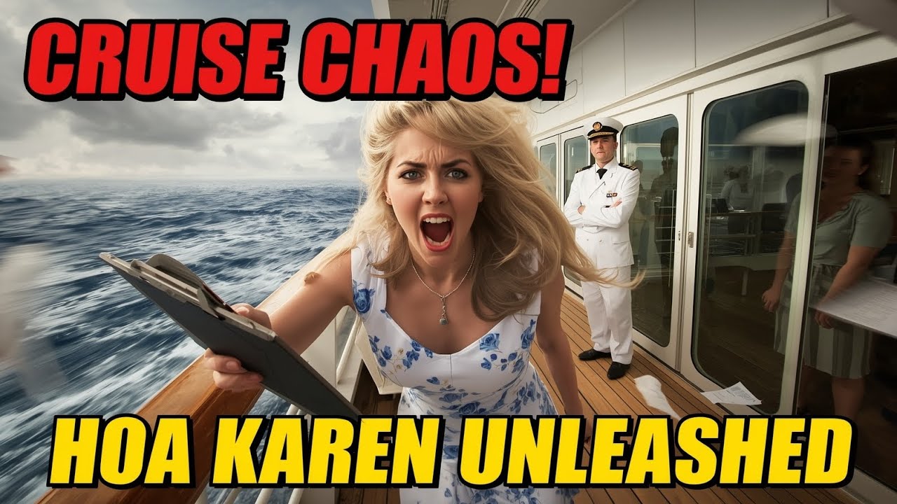 🚢😱 “She Tried to Run the Cruise Like an HOA… The Captain Shut It Down” #hoa 