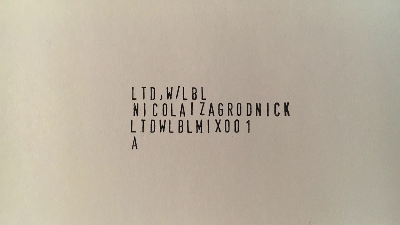 001, A Side by Nicolai Zagrodnick
