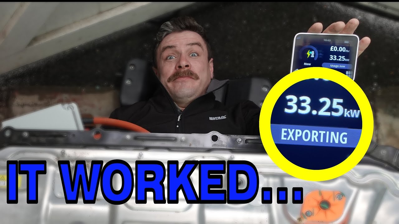 I'm the FIRST person IN THE WORLD to do this! (2 EV Batteries 1 Fox Inverter)