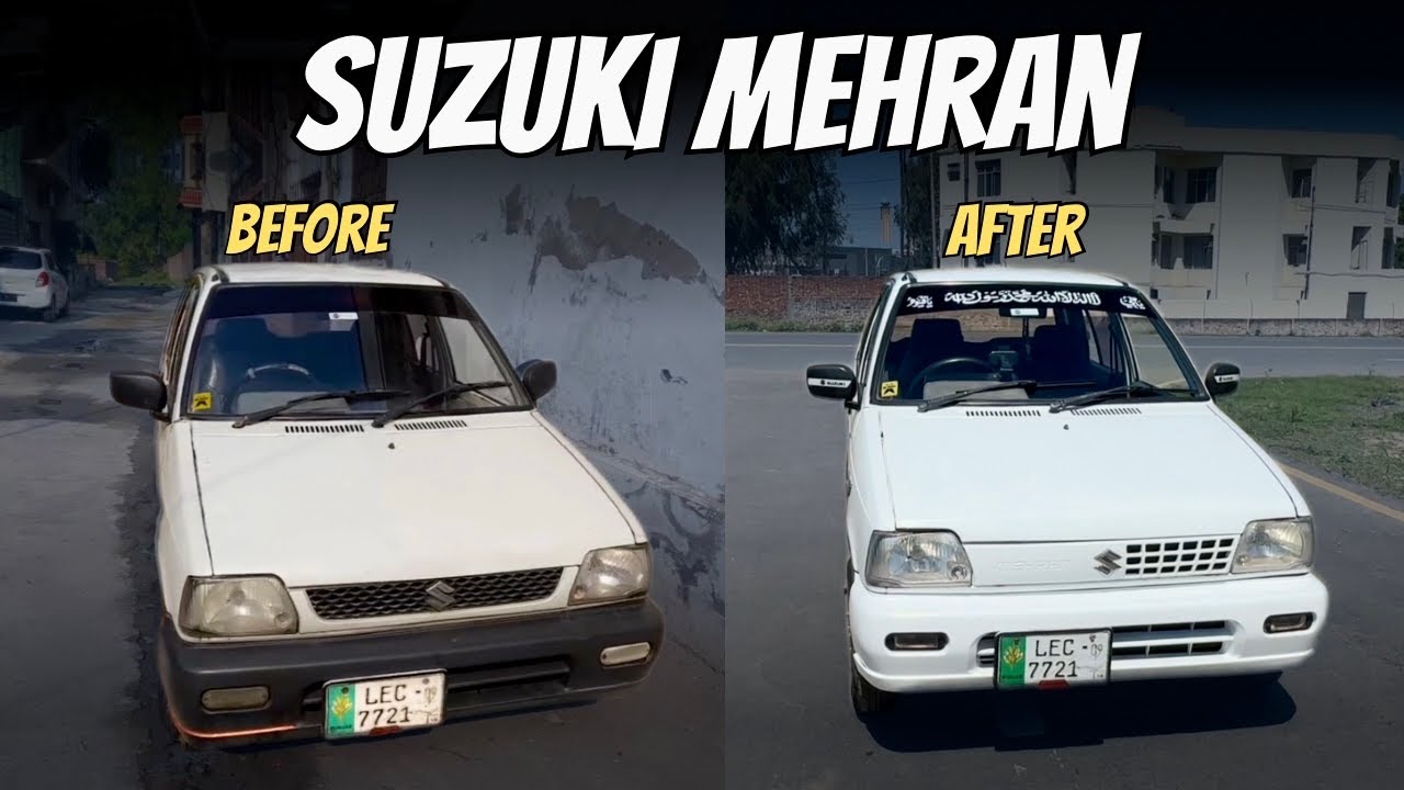 Suzuki Mehran Before & After ! Naveed Ahmed ! Complete Restoration & Interior