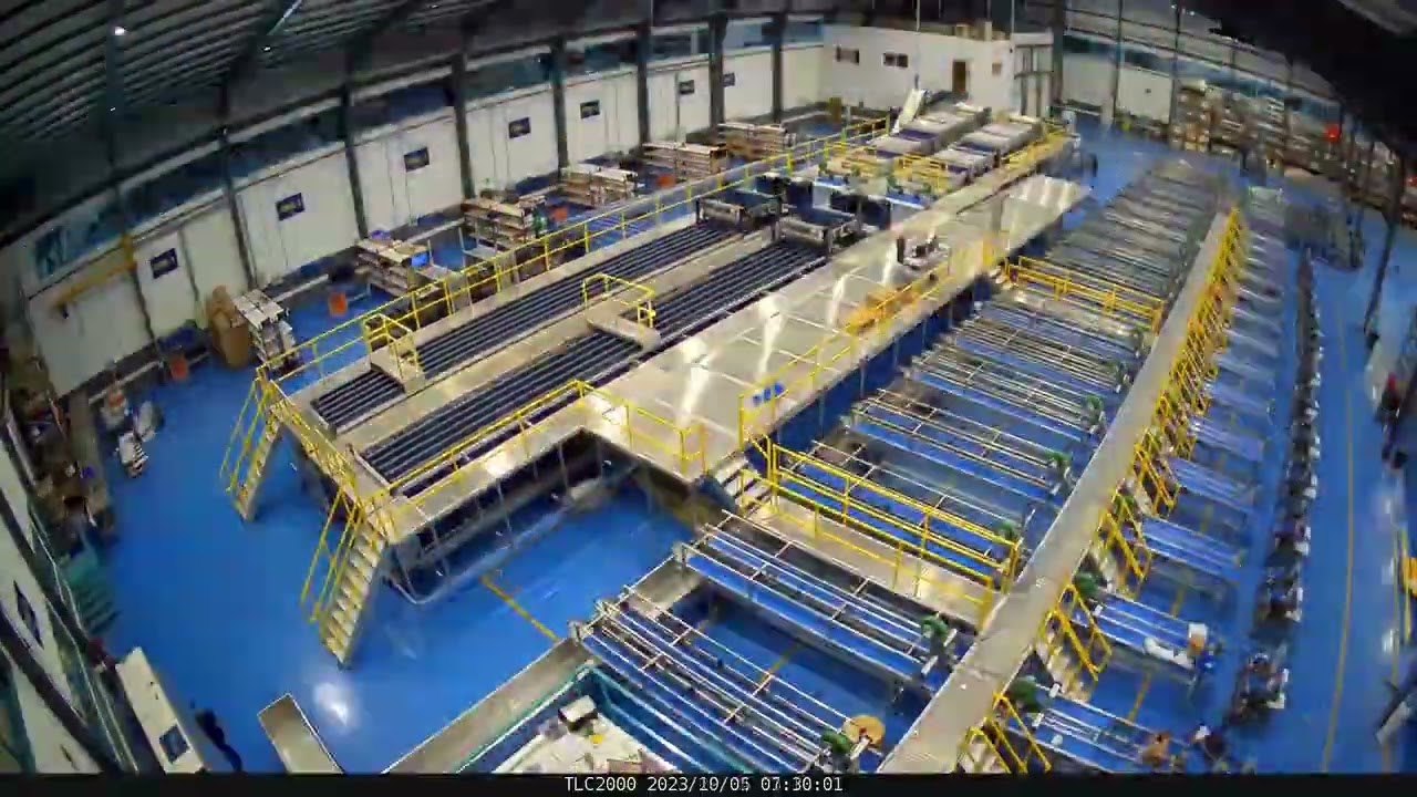 Installation Elifab cherry grader @ Rivermaid Trading Company in California