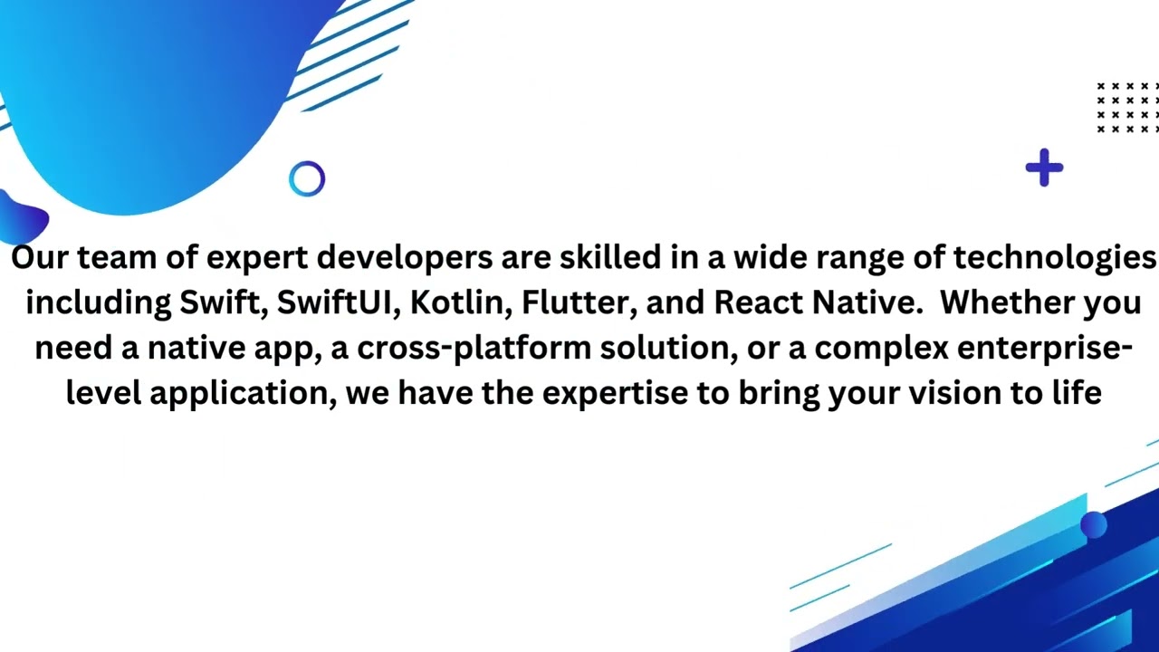 mobile application design and development company