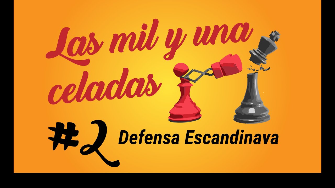 Celada DEFENSA ESCANDINAVA con NEGRAS variante Gambito Marshall- las 1000 y 1 celadas