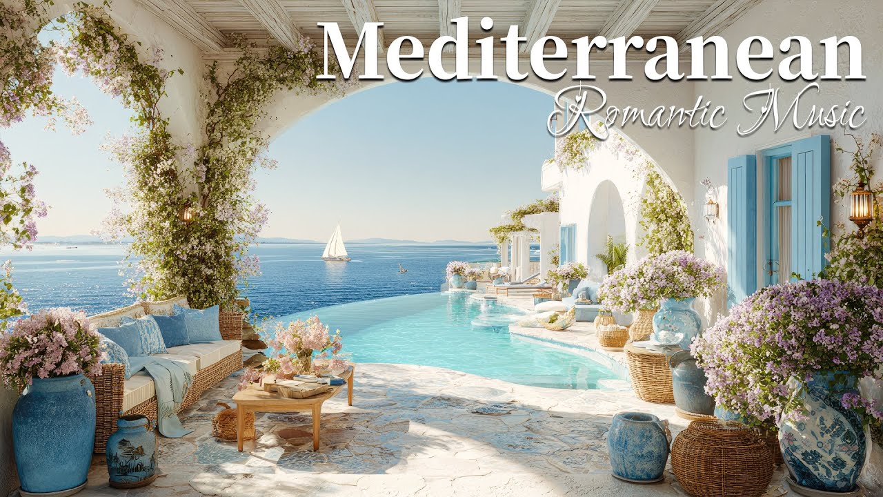 Chill Mediterranean Music & Italian Vibes 🏡🌊 Romantic Coastal Music & Dreamy Mediterranean Views 🎶