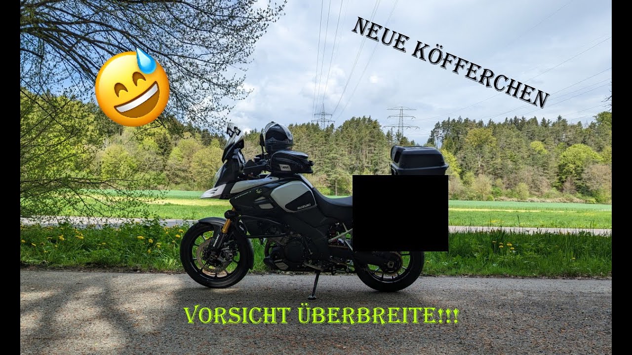 Neue Koffer für die V Strom