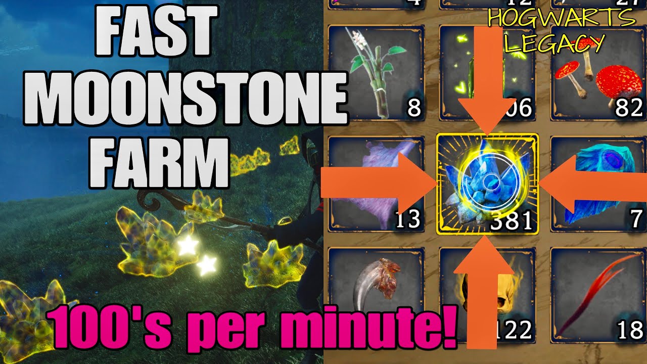 FASTEST way to farm moonstone | Hogwarts Legacy