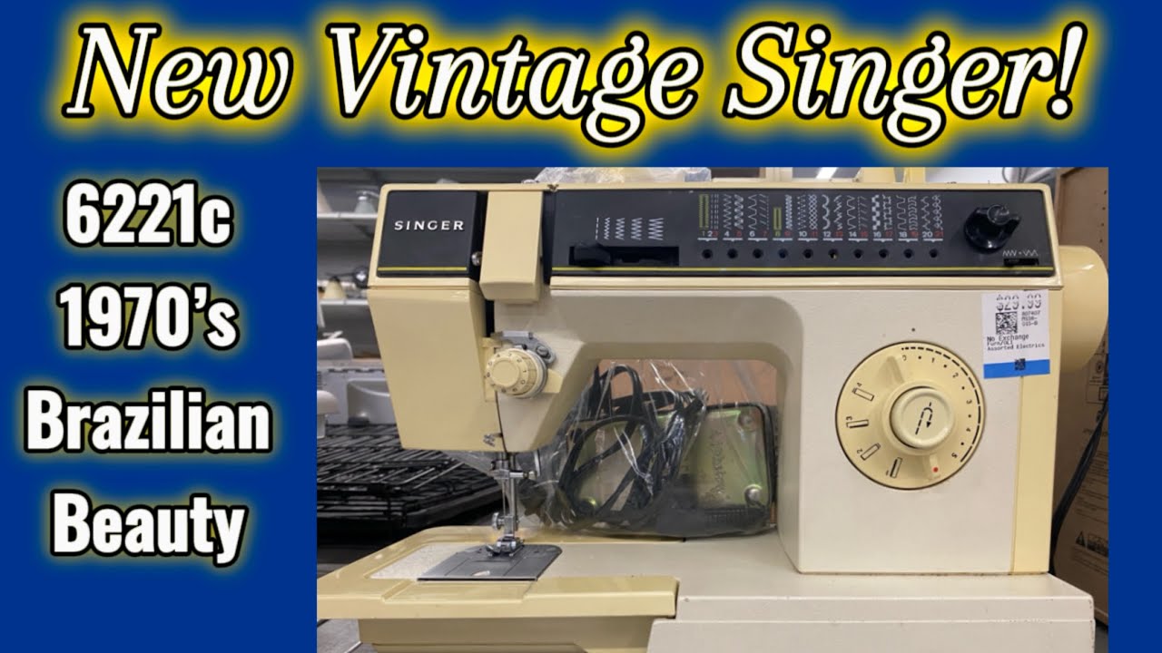 Singer 6221c Vintage Sewing Machine Refurbish!