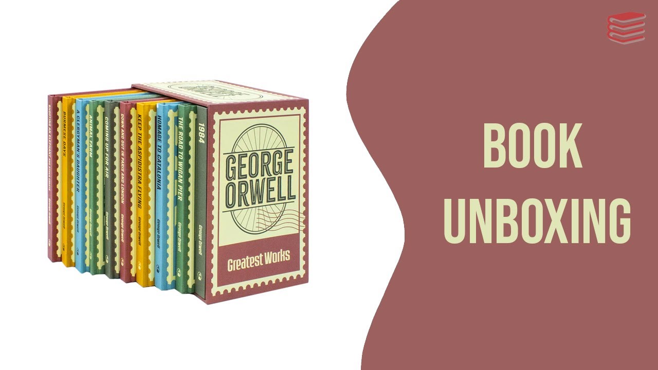 The Greatest Works Of George Orwell 10 Books Hardback Collection - Book Unboxing