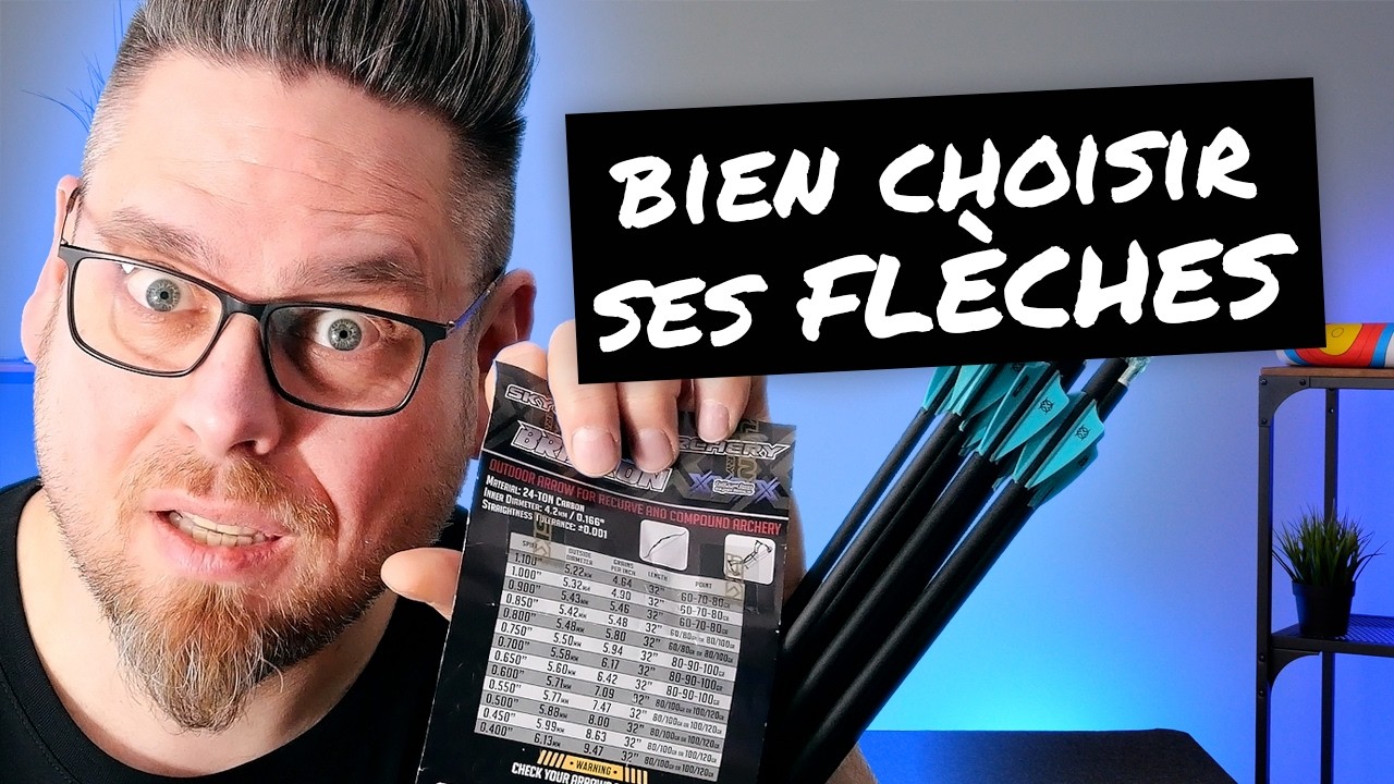 Comment choisir le spine de ses flèches (arc classique & poulies)