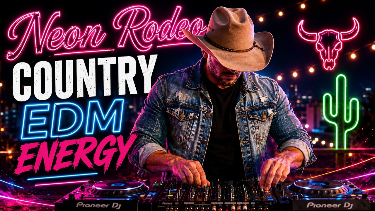 🤠 Country EDM Party Mix 🔥 | Neon Rodeo Nights (1 Hour RodeoWave)