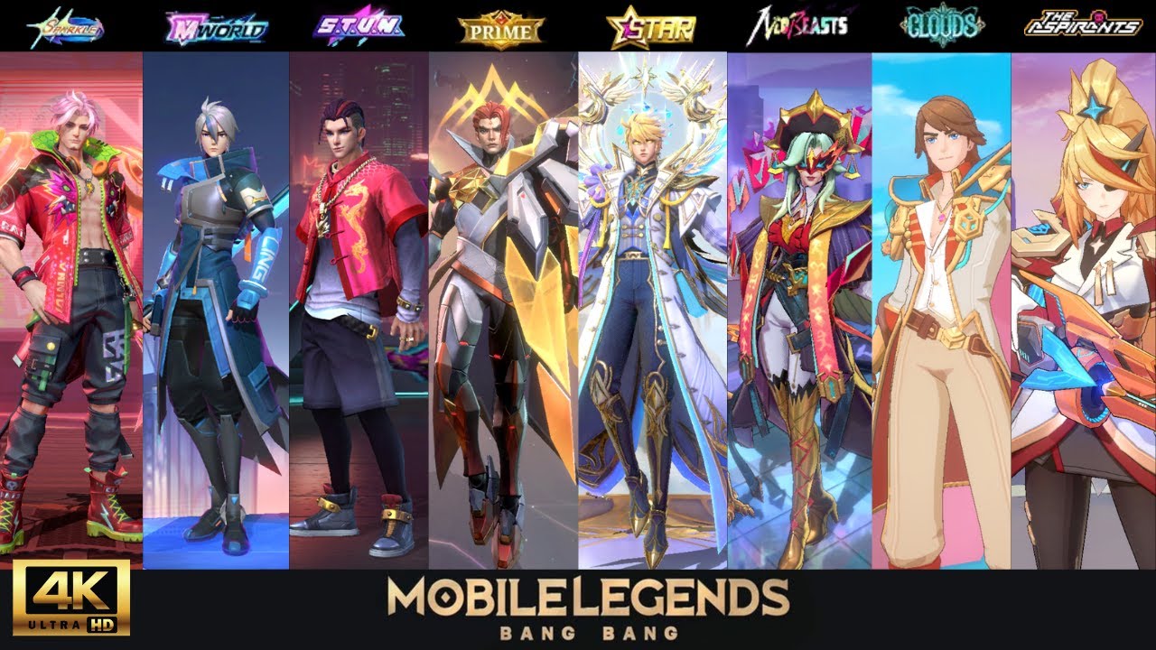 The Most OP Skins Showcase in 4K | Entrance Animations | Mobile Legends 2025 Collection