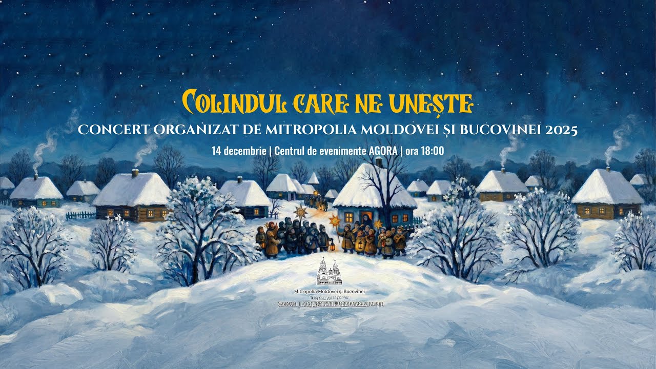 LIVE: Concertul de colinde al Mitropoliei Moldovei și Bucovinei &bdquo;Colindul care ne unește&rdquo; (2025)