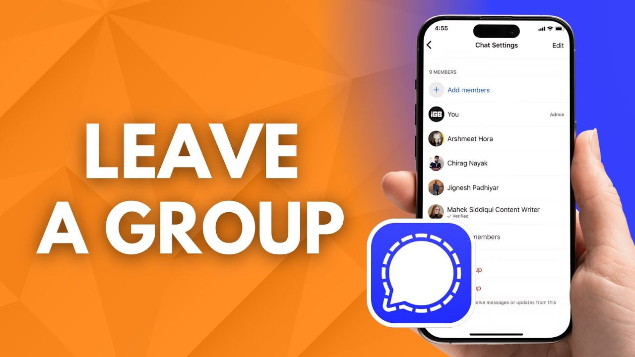 How to Leave a Group on Signal Private Messenger