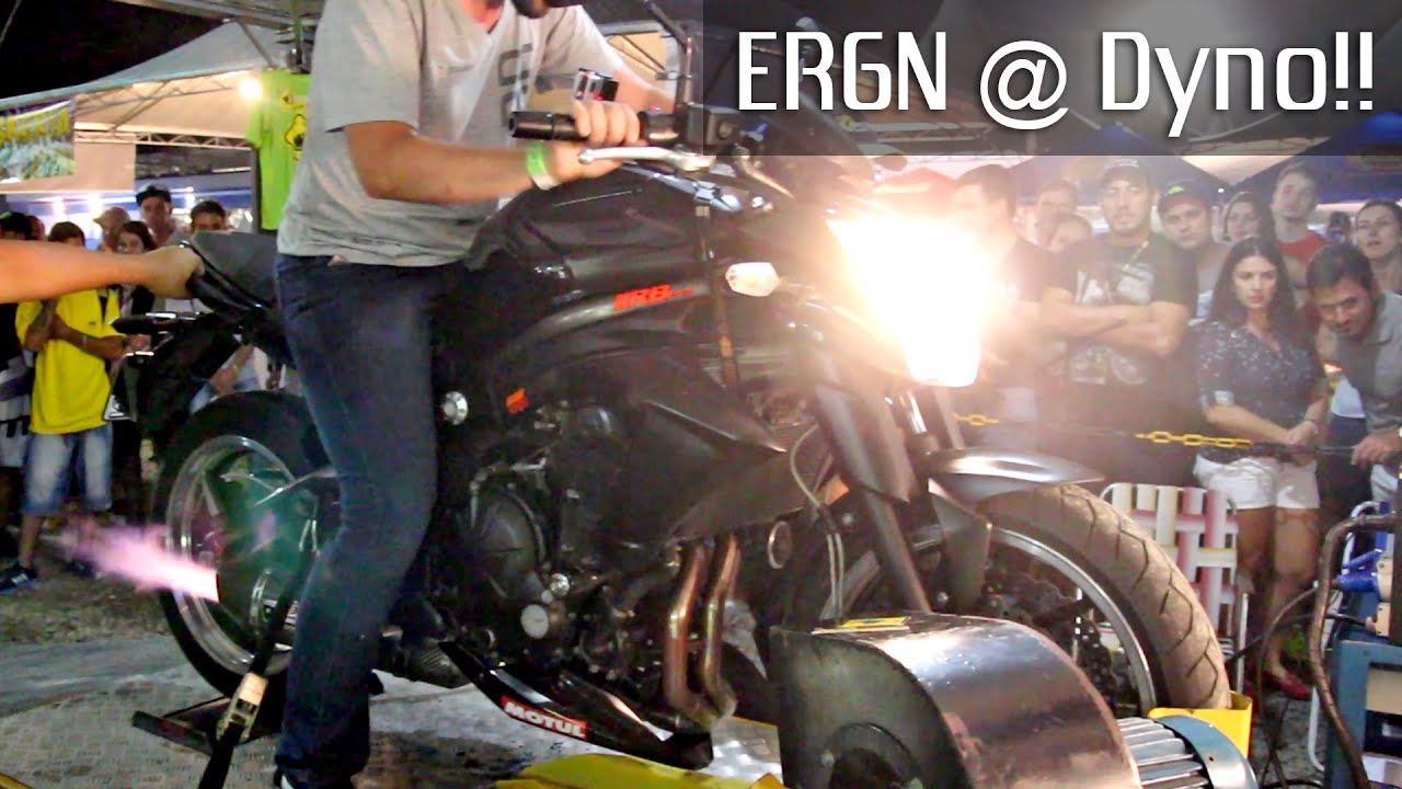 Kawasaki ER6N Yoshimura + Filtro K&N no Dinamômetro! Potência e Top Speed
