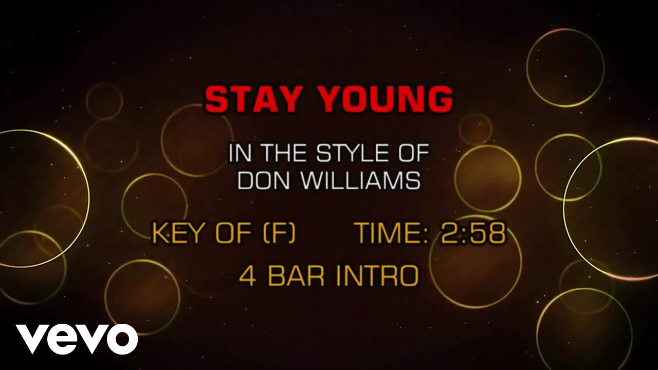Don Williams - Stay Young (Karaoke)