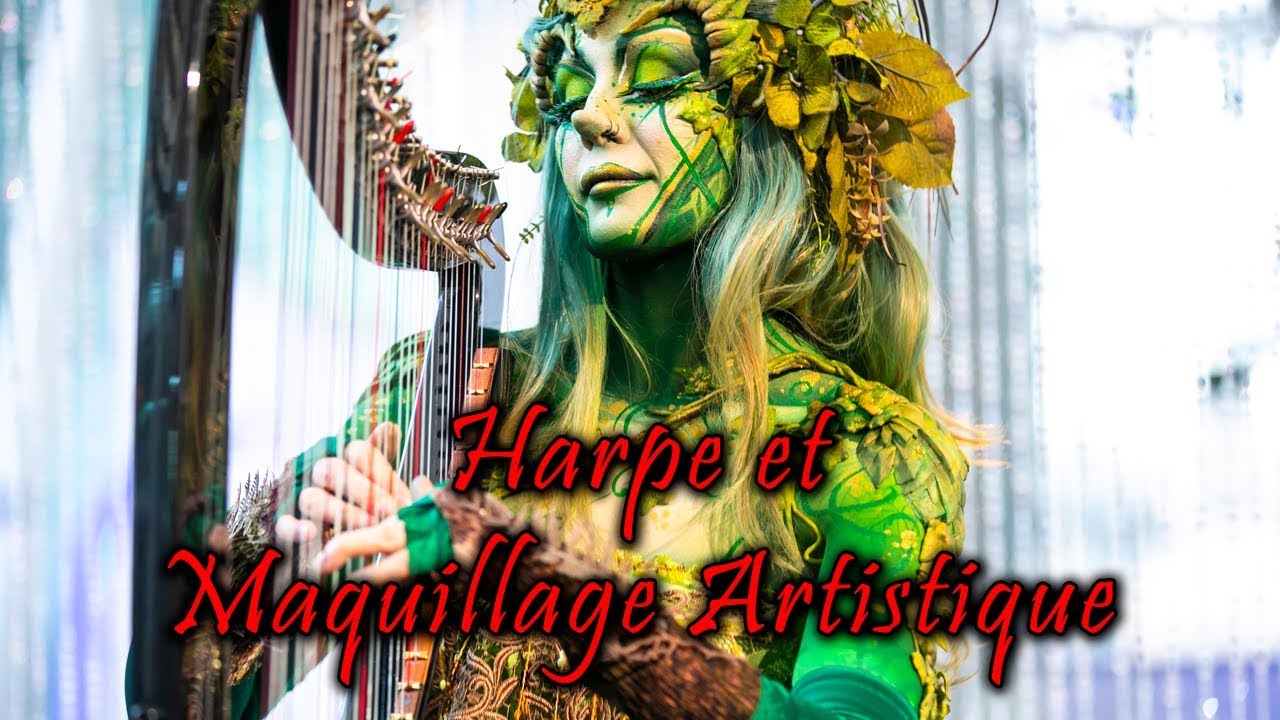 Harpe et maquillage artistique - Making of