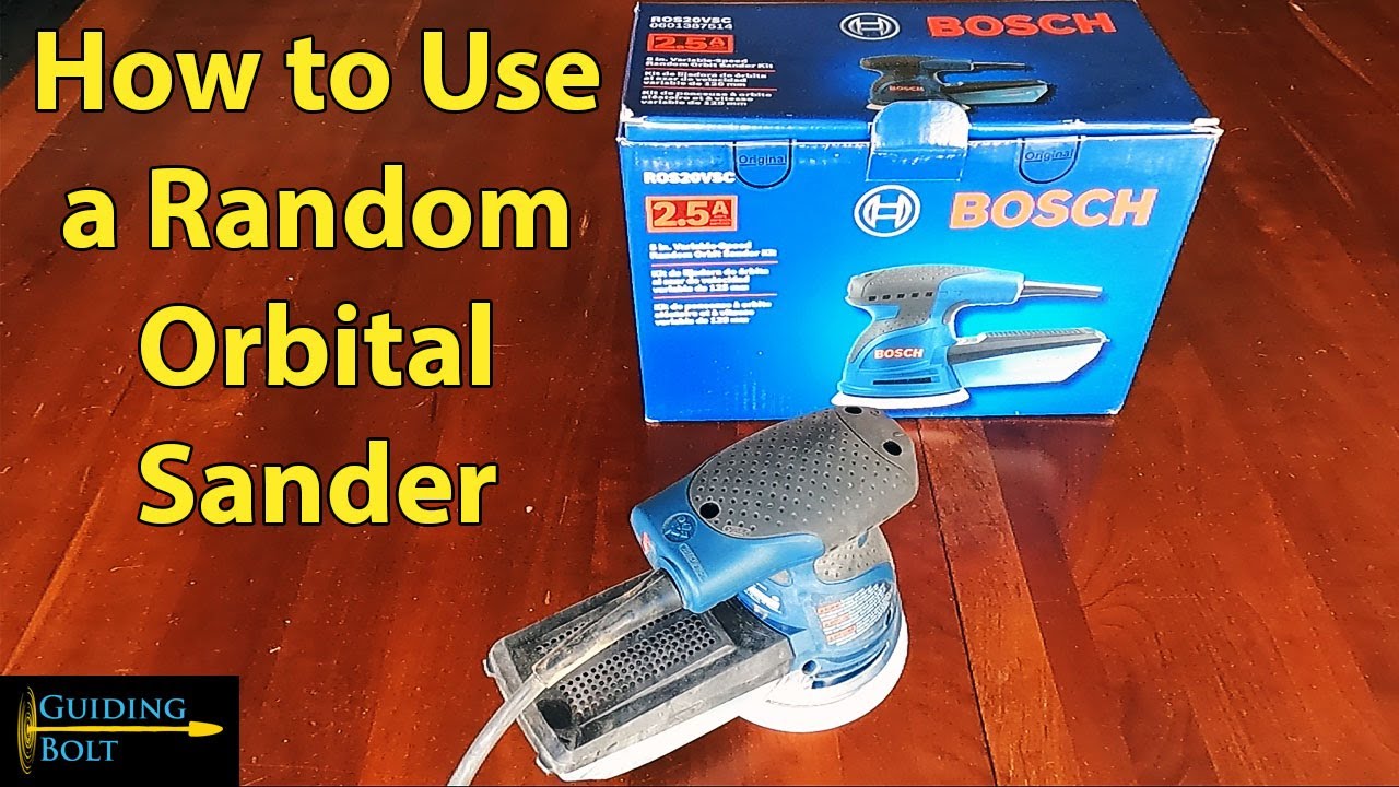 How to Use a Random Orbit Sander