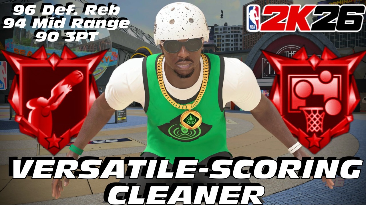 BEST BUILD NBA 2K26: NEW 6'10 VERSATILE-SCORING CLEANER DEMIGOD! The BEST CENTER BUILD NBA 2K26!