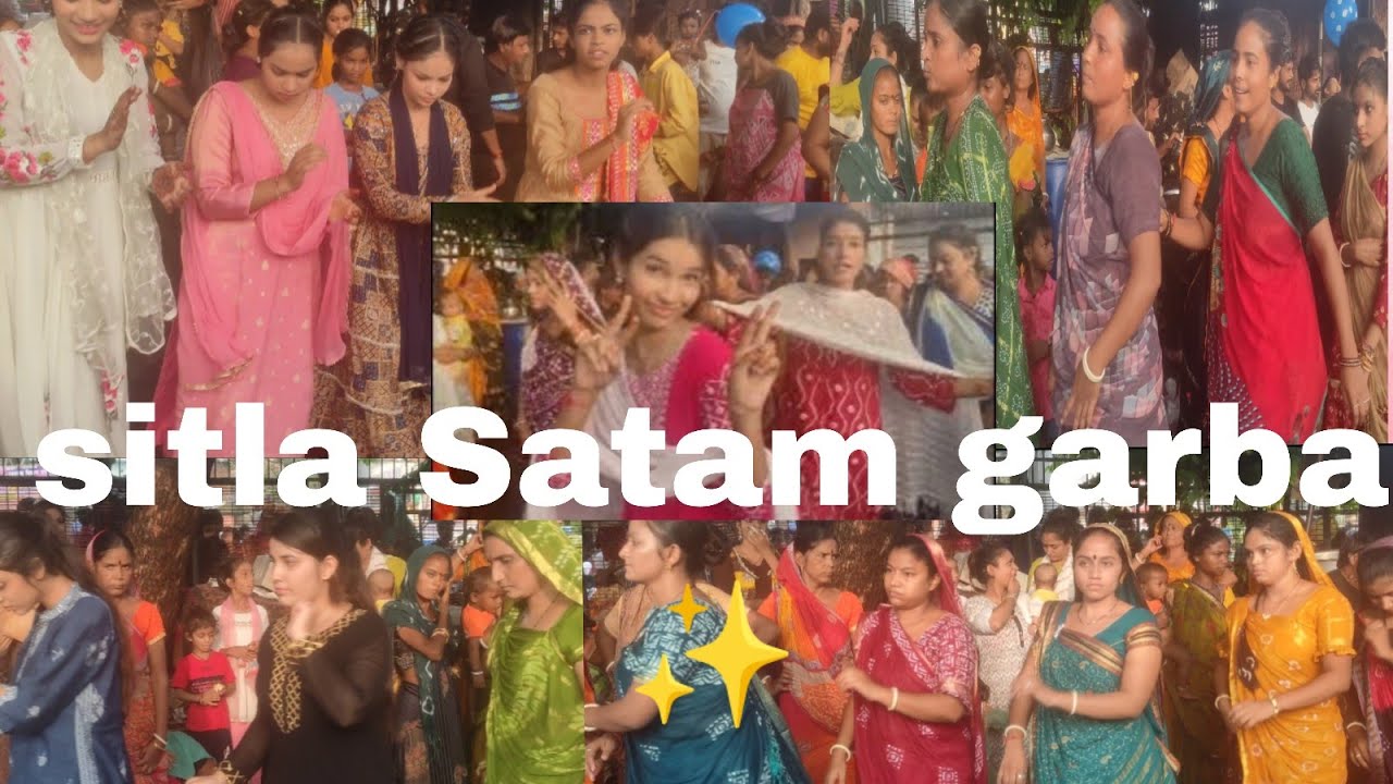 #raghubir nagar sitla Satam garba ✨ mandi me 2025✌️