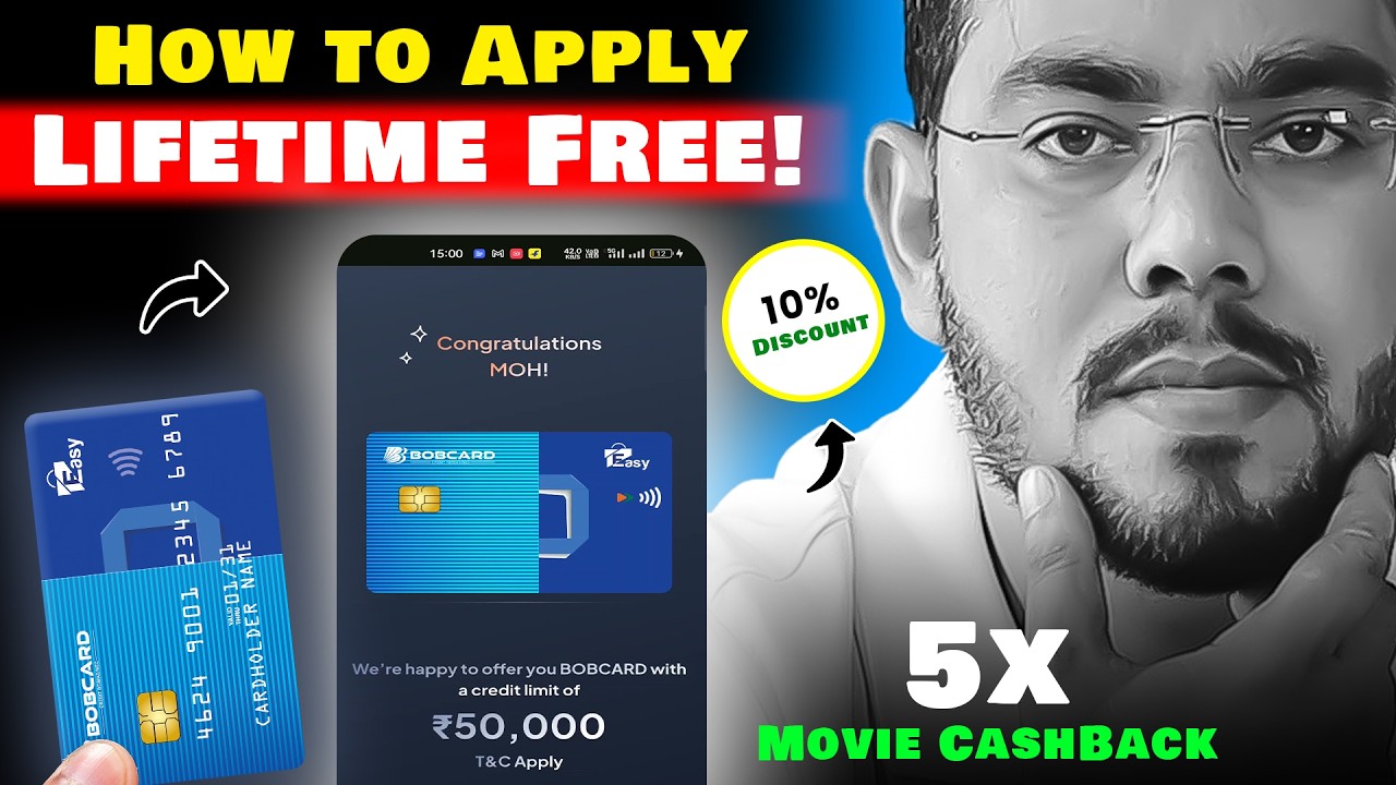 LifeTime Free! BOB Easy Credit Card - Apply in 2 Minutes