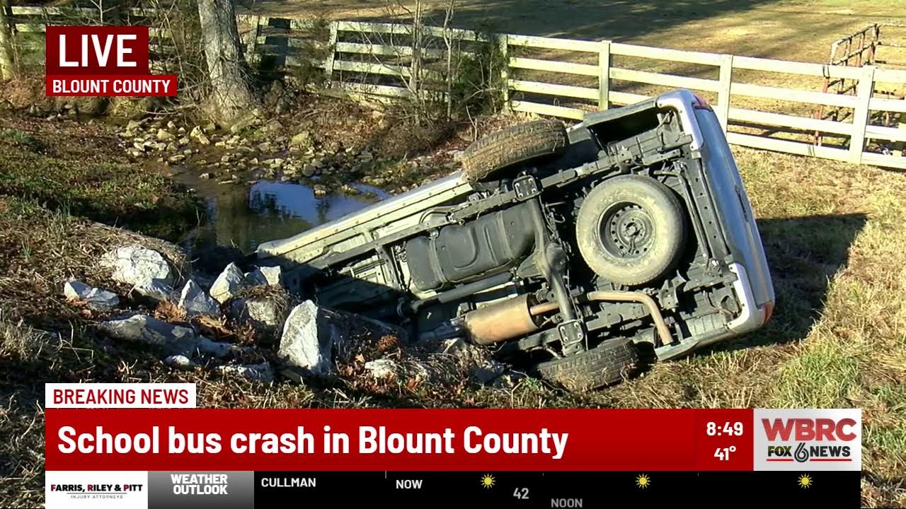 School bus crash in Blount County on Hwy 79