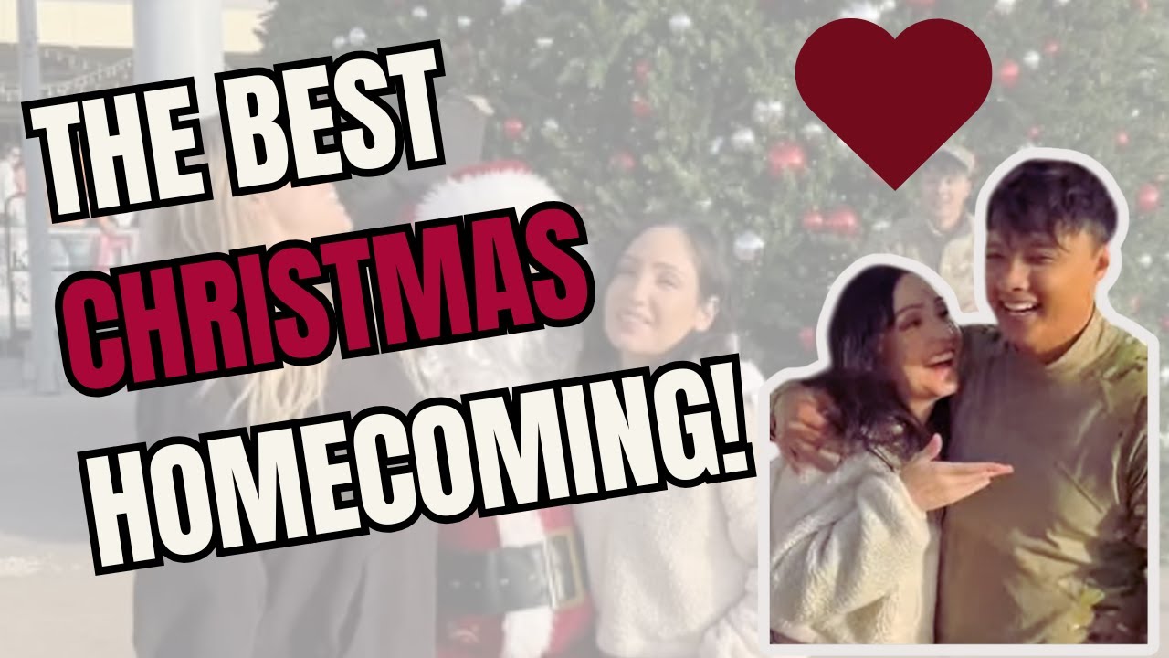 The best Christmas homecoming surprise ❤️