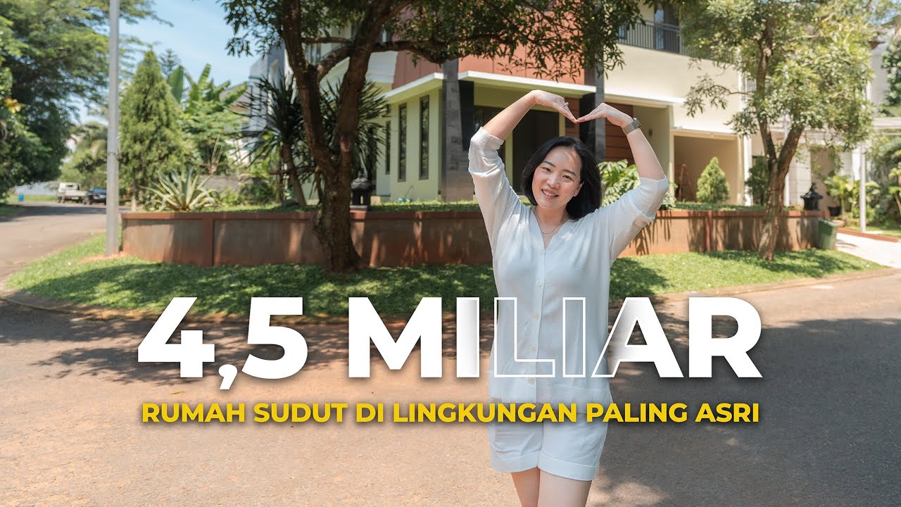 Rp 4.5 miliar | Rumah Hook Minimalis Modern | Delatinos BSD City