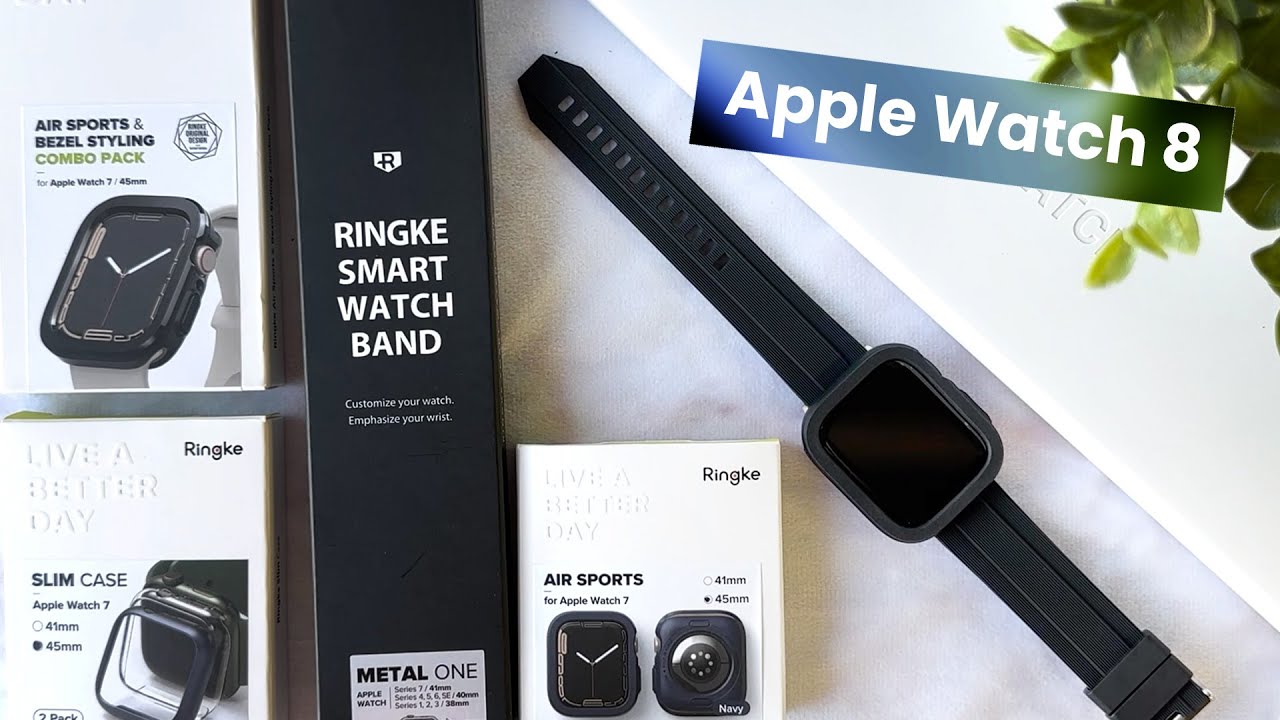 Apple Watch Series 8 Accessories! Watchband, Cases, & Screen protectors from Ringke!
